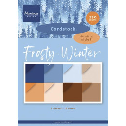 Marianne Design - Papirblok A4 - Frosty Winter - Cardstock - PK9227
