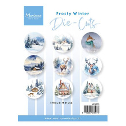 Marianne Design - Die-Cuts - Frosty Winter - VK9655