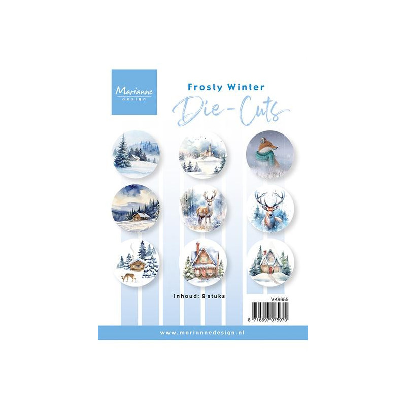 Marianne Design - Die-Cuts - Frosty Winter - VK9655