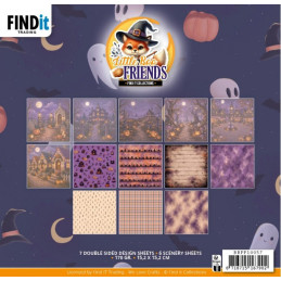 Find It Collection -  Papirpakke 6x6 - Little Boo Friends - BBPP10057