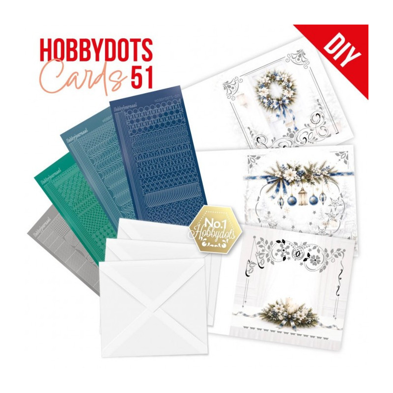Dot And Do Cards 51 - Blue Christmas Serenity