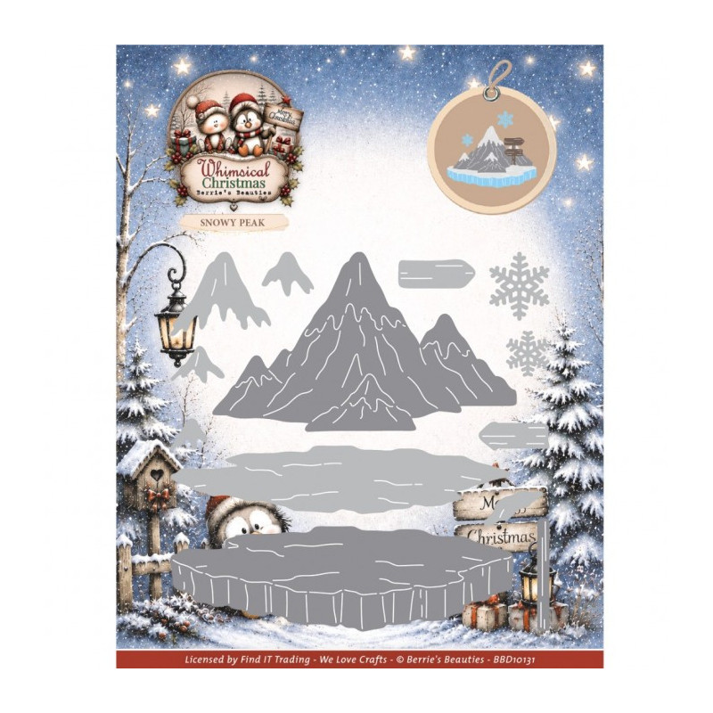 Berries Beauties - Whimsical Christmas - Snowy Peak - BBD10131