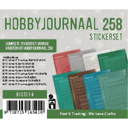 Hobbyjournaal Stickerset 258