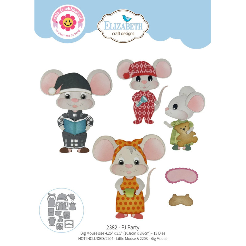Elizabeth Craft Designs - Cute & Whimsical - PJ Party