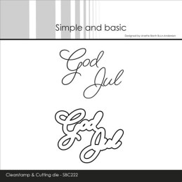 Simple And Basic - Stempel + Die - God Jul - SBC222