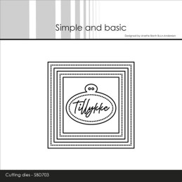 Simple And Basic - 3 x 3 Inch Basics - Pierced - SBD703