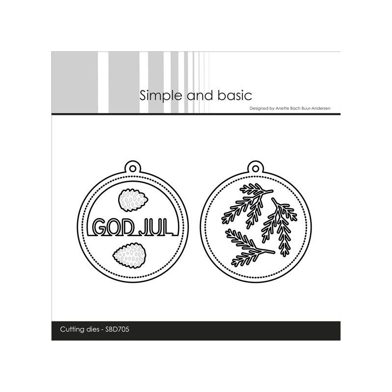 Simple And Basic - Sentiment In A Tag GOD JUL - SBD705