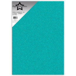 Paper Favourites - Glitter Cardstock - Ice Blue