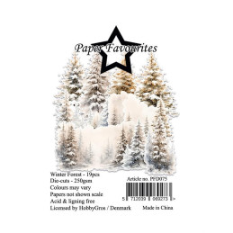 Paper Favourites - Die Cuts - Winter Forest - PFD075