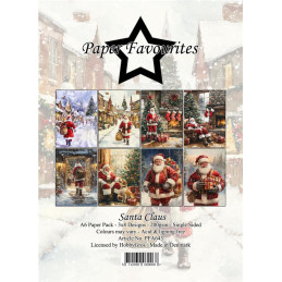 Paper Favourites - Papirpakke A6 - Santa Claus - PFA643