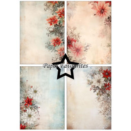 Paper Favourites - Papirpakke A5 - Winter Whispers - PFA240