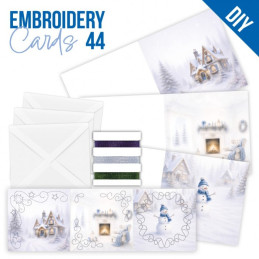 Stitch And Do Cards 44 - Blue Christmas Feelings