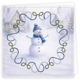 Stitch And Do Cards 44 - Blue Christmas Feelings