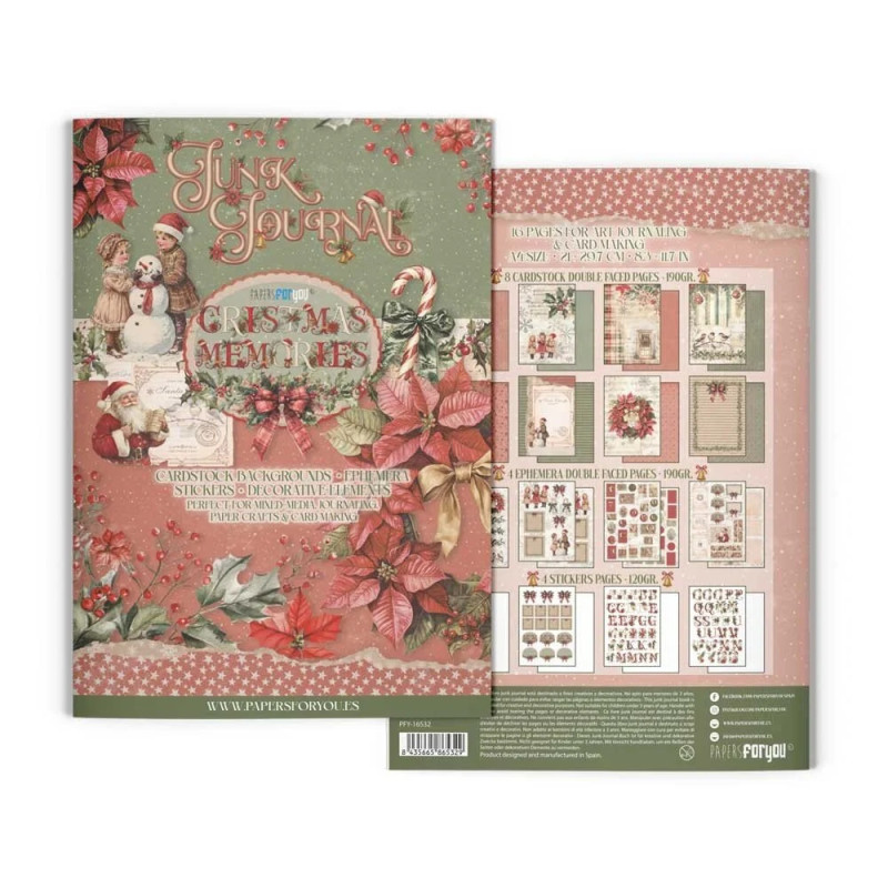 Papers For You - Junk Journal - Christmas Memories - PFY-16532
