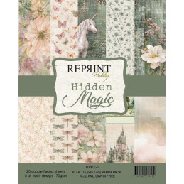 Reprint - Papirpakke 15x15 - Hidden Magic - RPP122