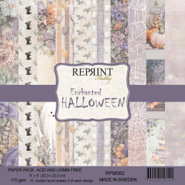 Reprint - Papirpakke 20x20 - Enchanted Halloween - RPM082
