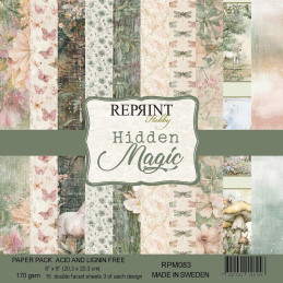 Reprint - Papirpakke 20x20 - Hidden Magic - RPM083