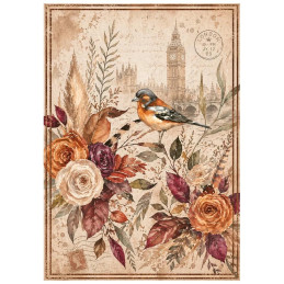Stamperia - Mini Rice Paper A6 - Our Way - DFSA6X12