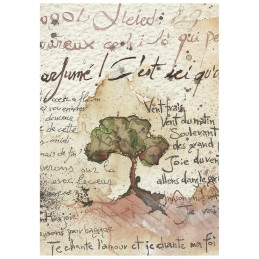 Stamperia - Mini Rice Paper A6 - Flowers And Poems - DFSA6X13