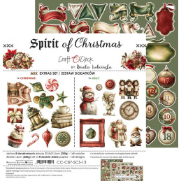 Craft O'Clock - Extras Set - Spirit Of Christmas - Mix - CC-C87-SCS-13