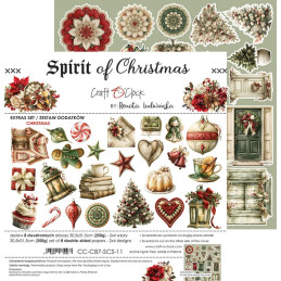 Craft O'Clock - Extras Set - Spirit Of Christmas - Mix - CC-C87-SCS-13