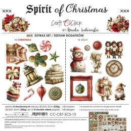 Craft O'Clock - Extras Set - Spirit Of Christmas - Mix - CC-C87-SCS-13