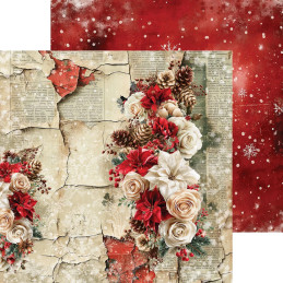 Craft O'Clock - Papirpakke 15x15 - Spirit Of Christmas - CC-C87-SCS-10