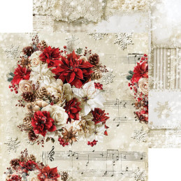 Craft O'Clock - Papirpakke 20x20 - Spirit Of Christmas - Mix - CC-C87-SCS-09