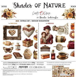 Craft O'Clock - Extras Set - Shades Of Nature - Mix - CC-C88-SON-13