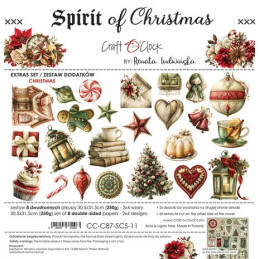 Craft O'Clock - Extras Set - Spirit Of Christmas - Mix - CC-C87-SCS-13
