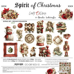 Craft O'Clock - Extras Set - Spirit Of Christmas - Mix - CC-C87-SCS-13