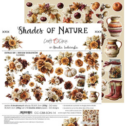 Craft O'Clock - Extras Set - Shades Of Nature - Flowers - CC-C88-SON-14