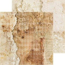 Craft O'Clock - Papirpakke 20x20 - Shades Of Nature - Mix - CC-C88-SON-09