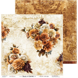 Craft O'Clock - Papirpakke 30x30 - Shades Of Nature - CC-C88-SON-00
