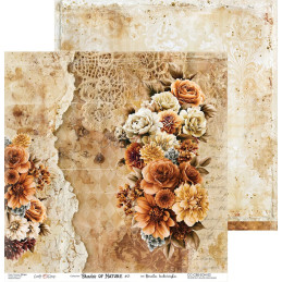 Craft O'Clock - Papirpakke 30x30 - Shades Of Nature - CC-C88-SON-00