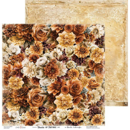 Craft O'Clock - Papirpakke 30x30 - Shades Of Nature - CC-C88-SON-00