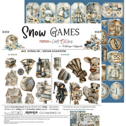 Craft O'Clock - Extras Set - Snow Games - Mix - CC-F44-SWG-13