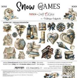 Craft O'Clock - Extras Set - Snow Games - Mix - CC-F44-SWG-13