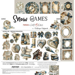 Craft O'Clock - Extras Set - Snow Games - Mix - CC-F44-SWG-13
