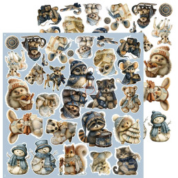Craft O'Clock - Extras Set - Snow Games - Mix - CC-F44-SWG-13