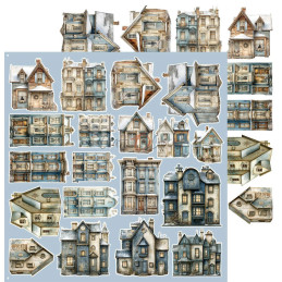 Craft O'Clock - Extras Set - Snow Games - Mix - CC-F44-SWG-13