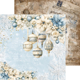 Craft O'Clock - Papirpakke 20x20 - Snow Games - Mix - CC-F44-SWG-09