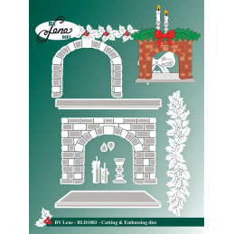 By Lene - Christmas Fireplace - BLD1883