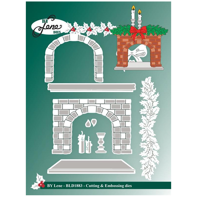 By Lene - Christmas Fireplace - BLD1883
