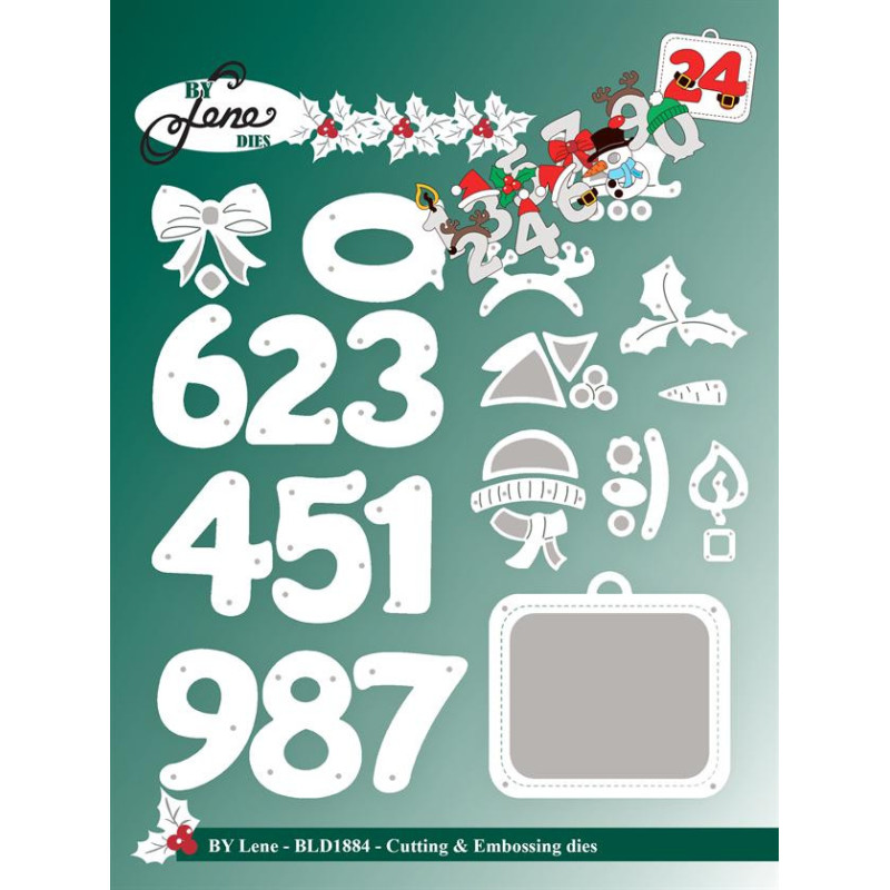 By Lene - Christmas Numbers - BLD1884