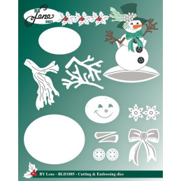 By Lene - Happy Snowman - BLD1885