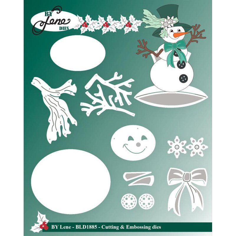 By Lene - Happy Snowman - BLD1885