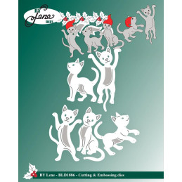 By Lene - Christmas Cats - BLD1886