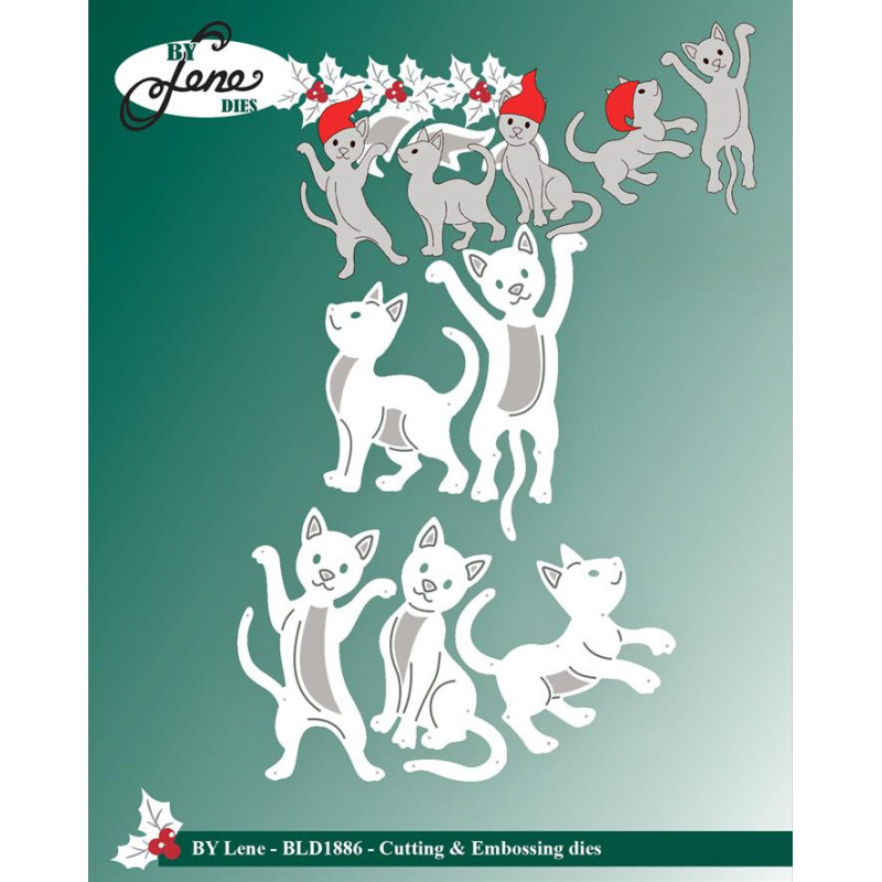 By Lene - Christmas Cats - BLD1886
