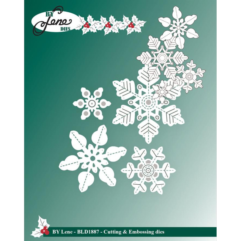 By Lene - Snowflakes - BLD1887